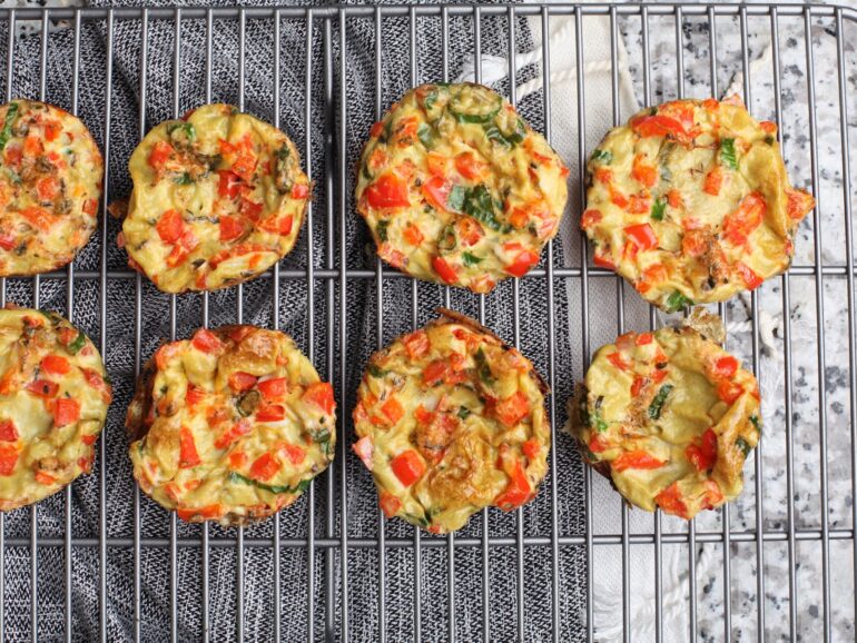 Kale and Dill Frittata Muffins
