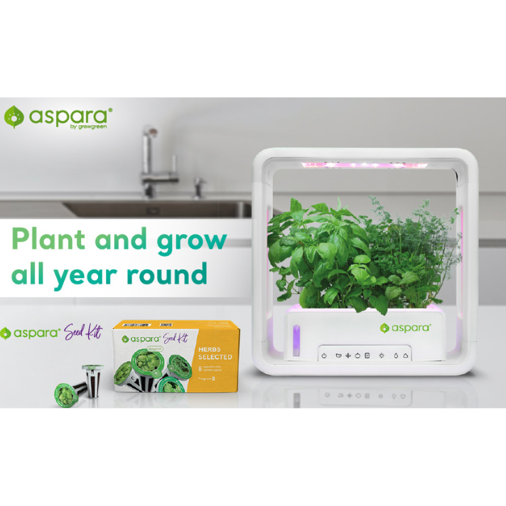 Smart Grower + 1 Herbs Selected Seed Kit